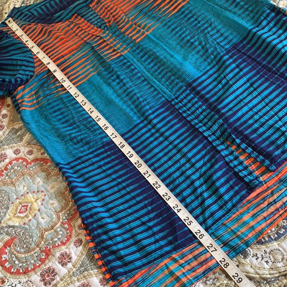 Plenty by Tracy Reese hi-lo striped tunic M - Picture 7 of 10